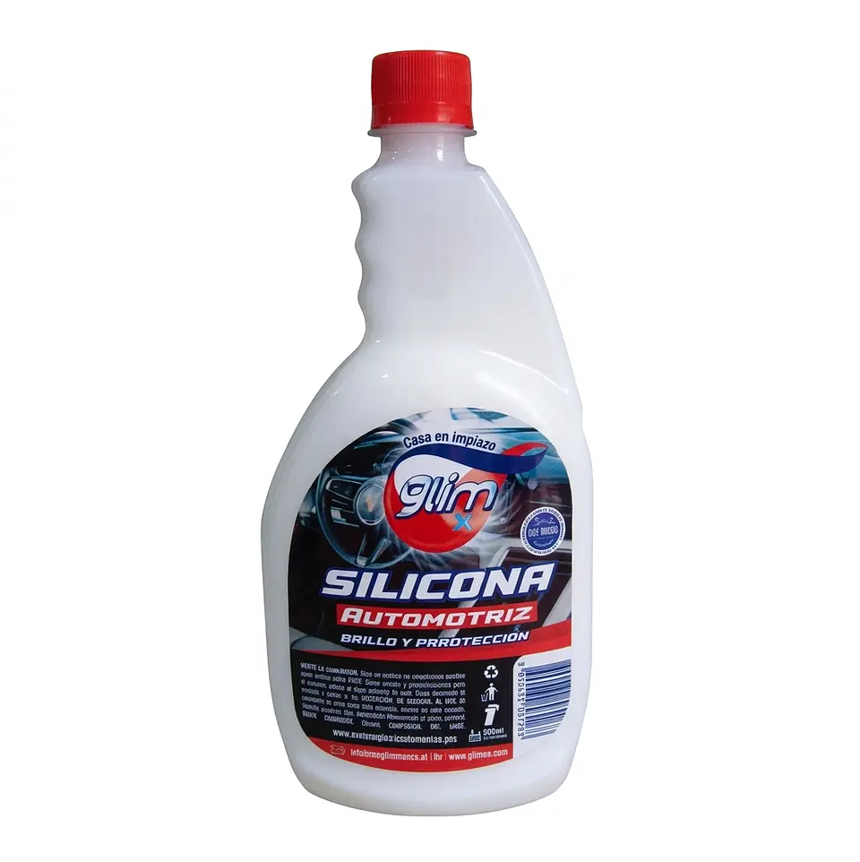 Silicona Automotriz Glim (1 Litro Gatillo, Recarga y 3.75 Litros) 2