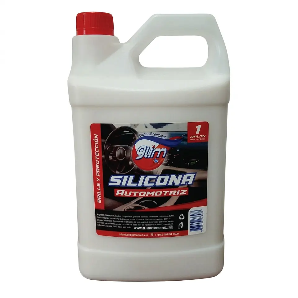 Silicona Automotriz Glim (1 Litro Gatillo, Recarga y 3.75 Litros) 3