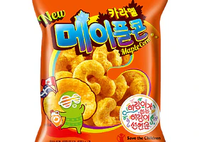 Crown Snack Caramel Corn - Maple 74g 