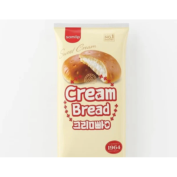 Pan dulce relleno de crema pastelera 70g 1