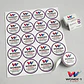 Stickers laminados - Adhesivo blanco - Miniatura 1