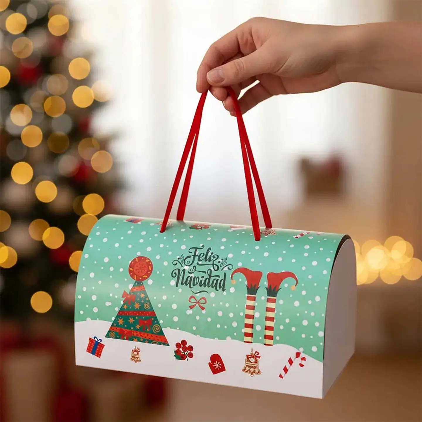 Caja buzón navidad 8