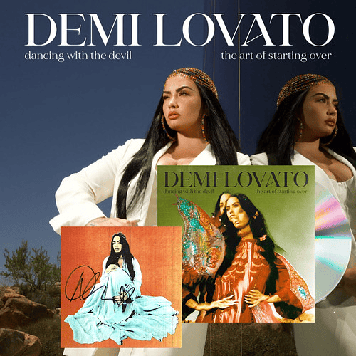 Demi Lovato- Dancing With The Devil...taoso- Cd Autografiado