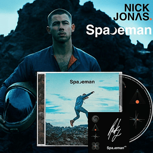 Nick Jonas - Spaceman - CD Firmado / Autografiado (con detalle)