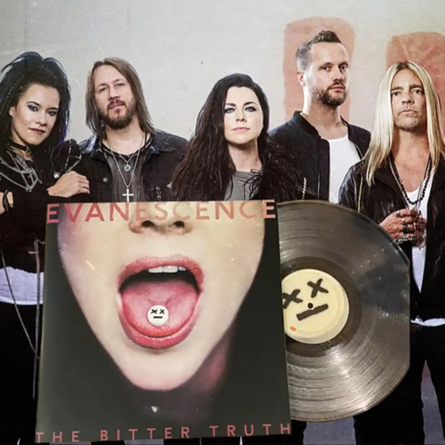 Evanescence - The Bitter Truth - Vinilo (lp) Transparente (con detalle) 1