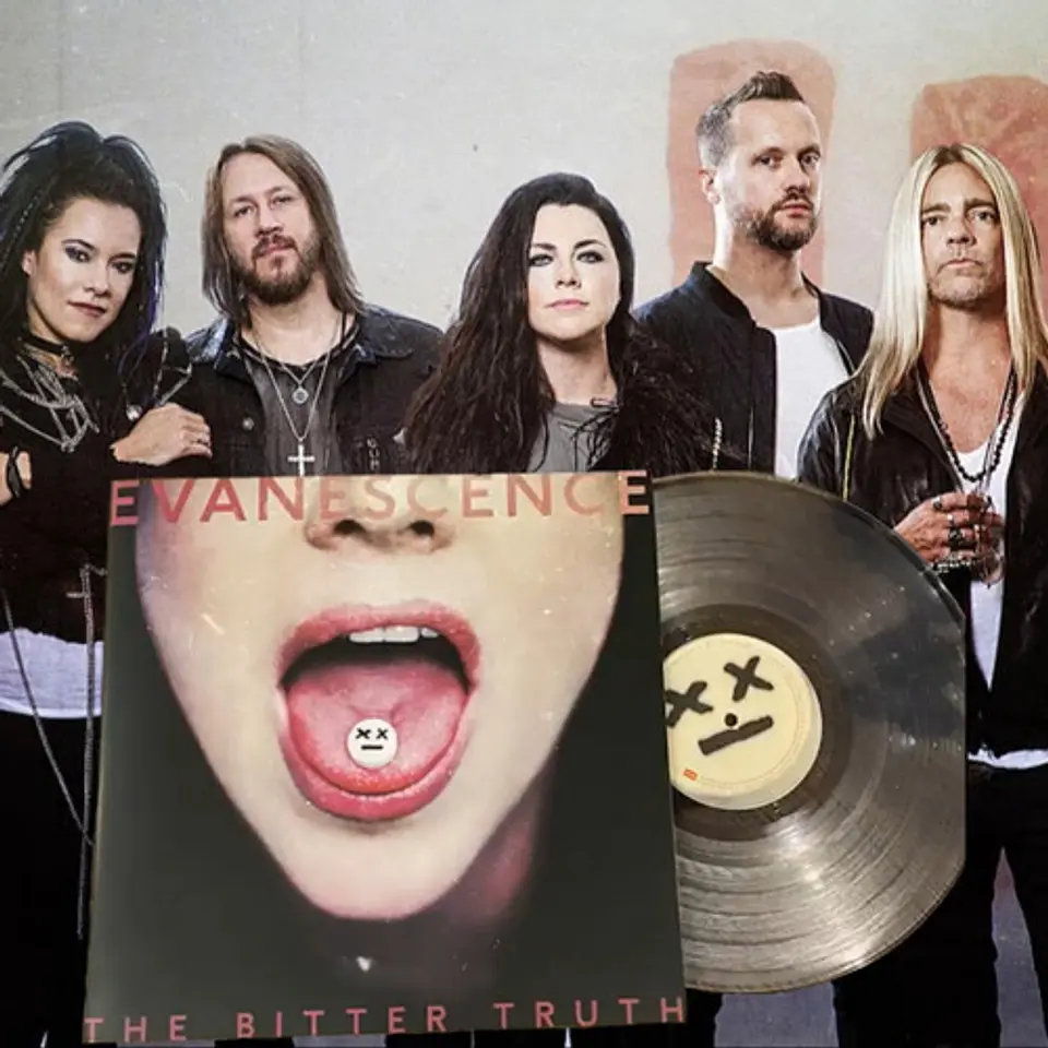Evanescence - The Bitter Truth - Vinilo (lp) Transparente (con detalle) 1