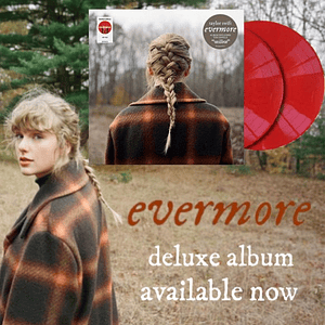 Evermore - Taylor Swift - Vinilo Deluxe Target Edition (con detalle)