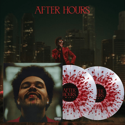 The Weeknd - After Hours - Vinilo Transparente Con Rojo