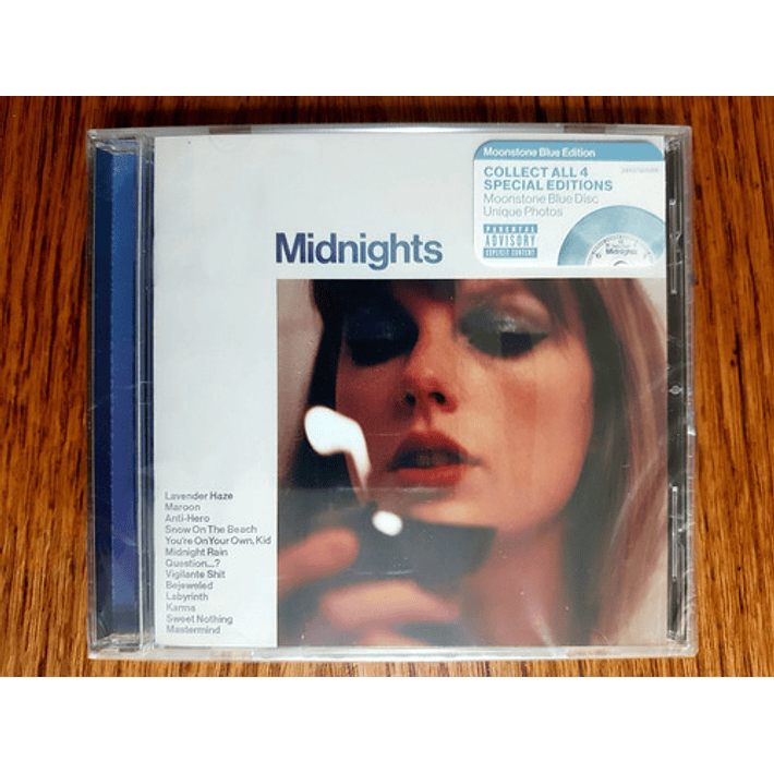 Taylor Swift - Midnights - Cd Versión 1, 2, 3, 4 Y Target Ed 11