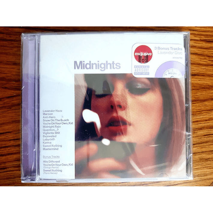 Taylor Swift - Midnights - Cd Versión 1, 2, 3, 4 Y Target Ed 15