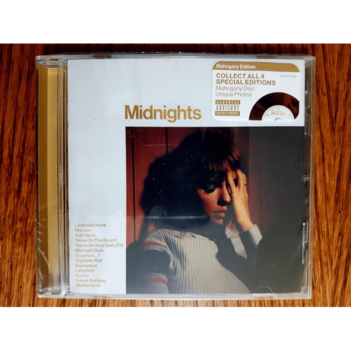 Taylor Swift - Midnights - Cd Versión 1, 2, 3, 4 Y Target Ed 20