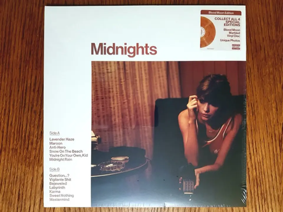Taylor Swift - Midnights - Vinilo (lp) Versiones 1, 2, 3, 4 2