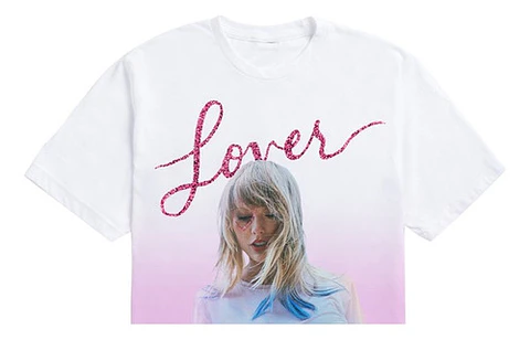 Poleras Lover Album - Taylor Swift - Merch Oficial