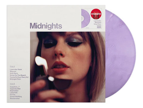 Taylor Swift - Midnights - Vinilo (LP) Lavender Target Edition (con detalle)