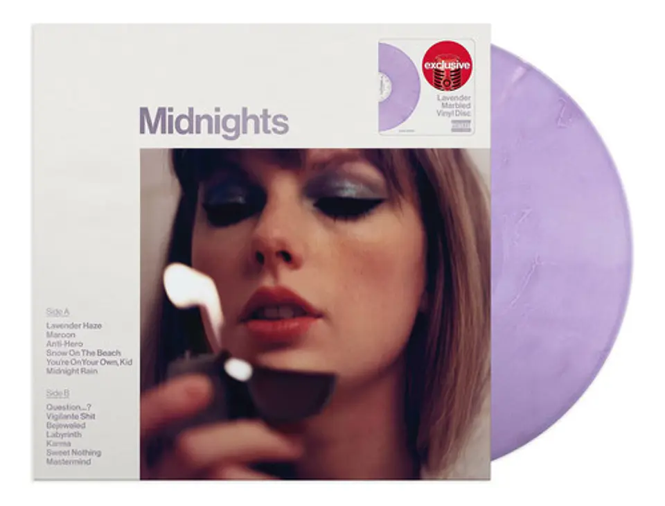 Taylor Swift - Midnights - Vinilo (LP) Lavender Target Edition (con detalle) 1