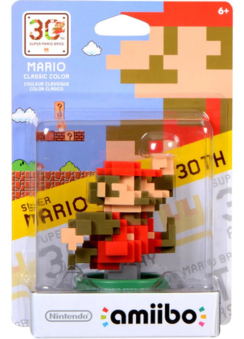 Figura Amiibo Mario 30 Aniversario - Classic Color