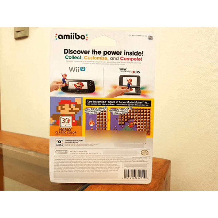 Figura Amiibo Mario 30 Aniversario - Classic Color 3