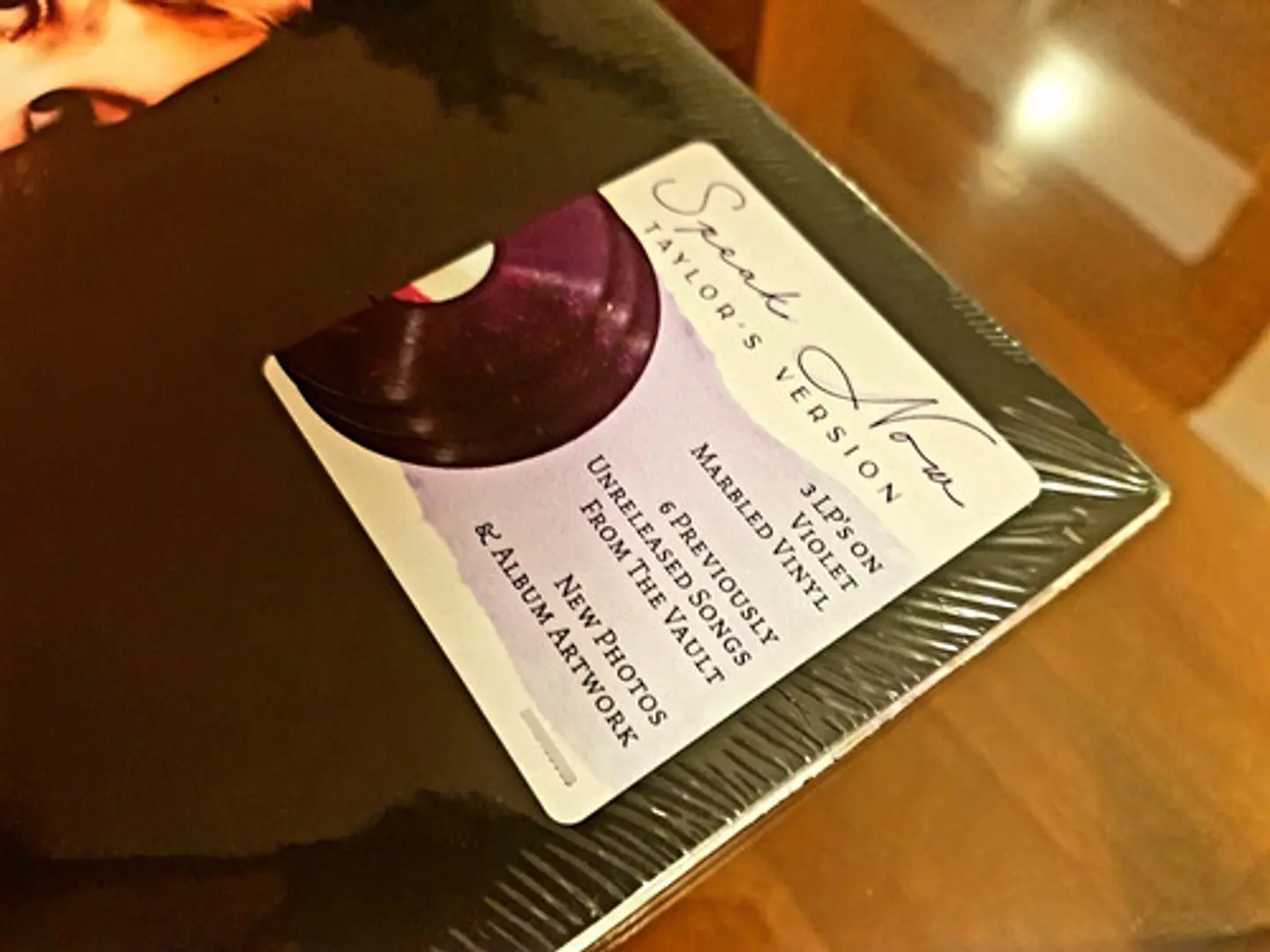 Taylor Swift - Speak Now (Taylor's Version) - Vinilo Violet Edición Limitada 3