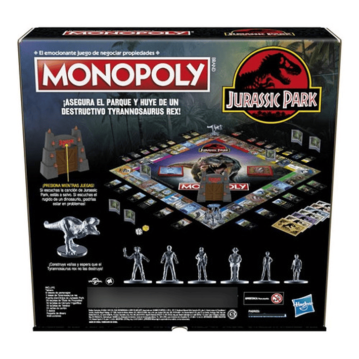 Monopoly Jurassic Park Nuevo Y Sellado Edición Español 2