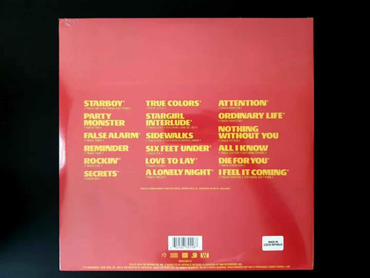 The Weeknd - Starboy - Vinilo (2lp) Azul Edición Limitada 6