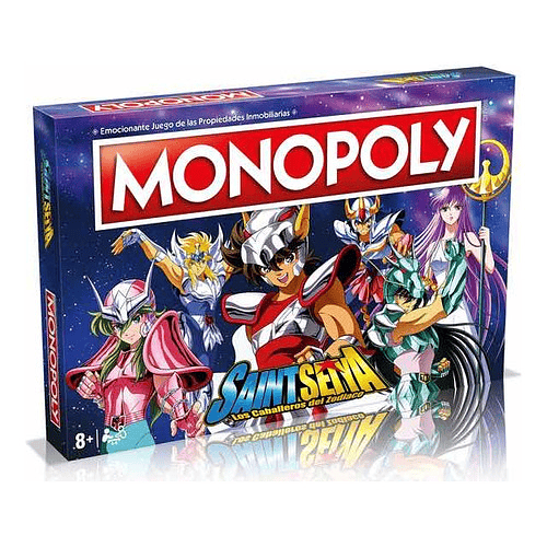 Monopoly Caballeros Del Zodiaco Saint Seiya- Edición Español