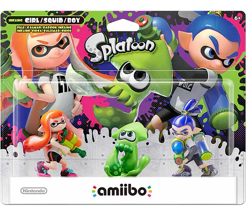 Pack Amiibos 3 En 1 - Splatoon Series