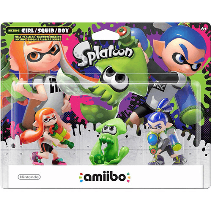 Pack Amiibos 3 En 1 - Splatoon Series 1