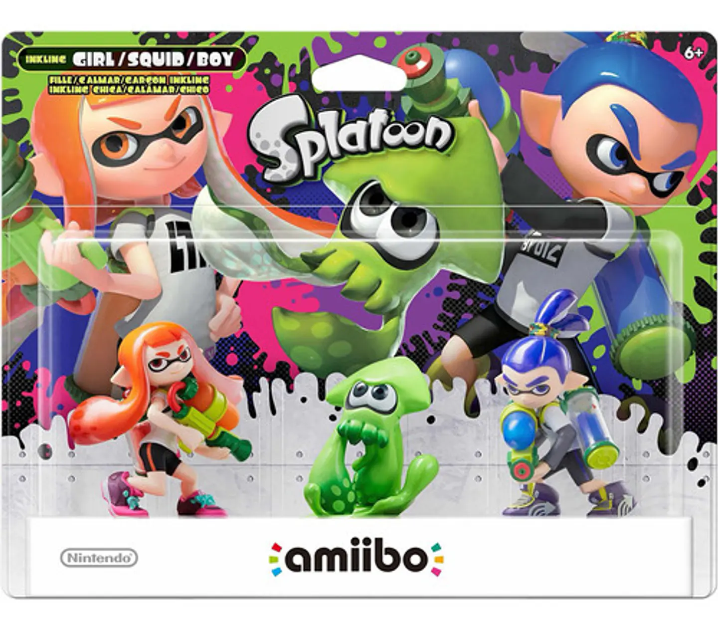 Pack Amiibos 3 En 1 - Splatoon Series 1