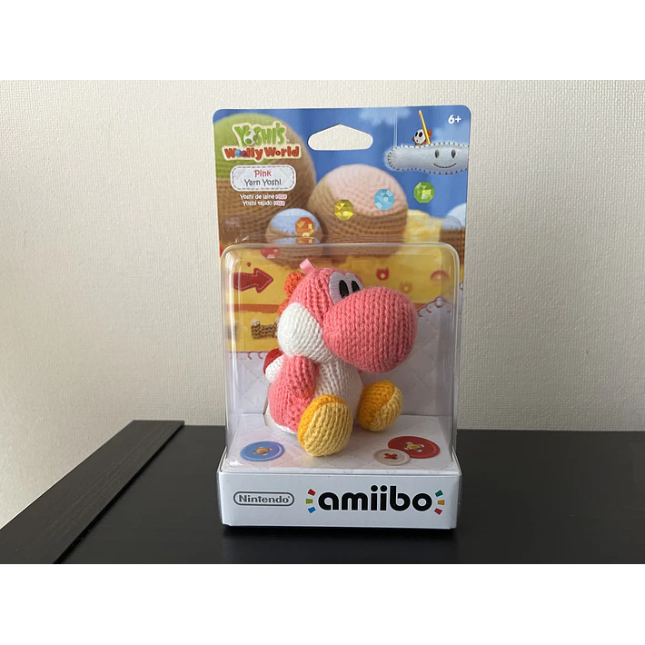 Amiibo Mega Yarn Yoshi (laine) - Yoshi's Woolly World - Nintendo - Neuf Sous Blister