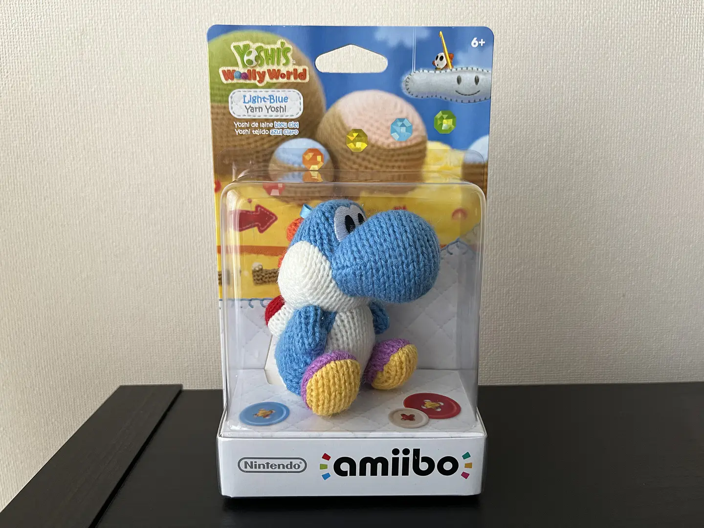 Figura Amiibo Yarn Yoshi - Yoshi's Wolly World Series 3