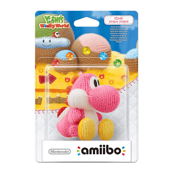 Figura Amiibo Yarn Yoshi - Yoshi's Wolly World Series 7