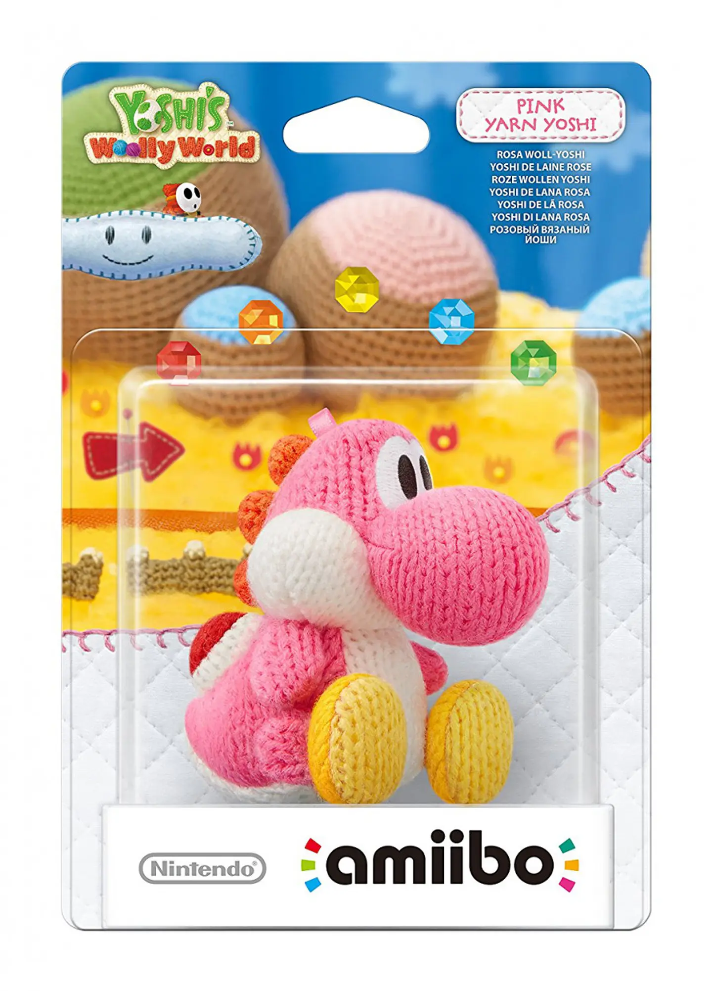Figura Amiibo Yarn Yoshi - Yoshi's Wolly World Series 7