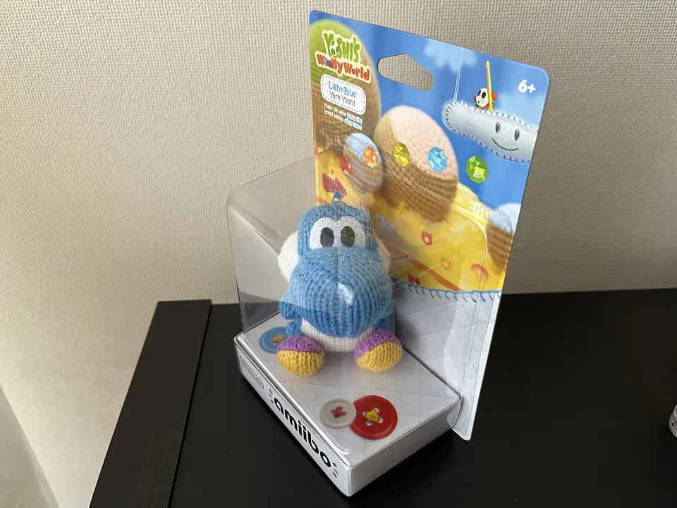 Figura Amiibo Yarn Yoshi - Yoshi's Wolly World Series 4