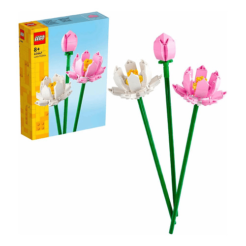 Lego The Botanical Collection: Flores De Loto (Set 40647)
