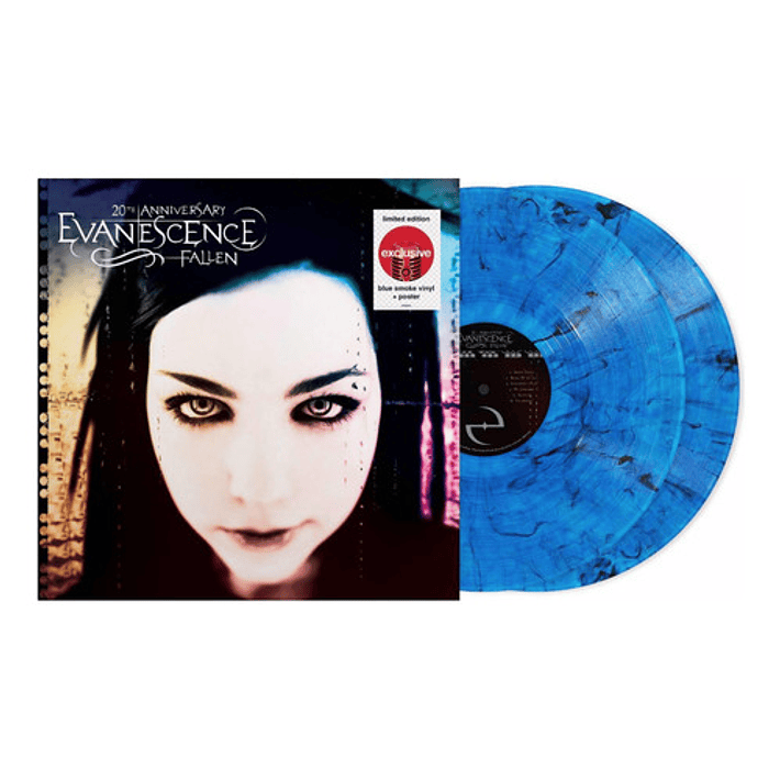 Evanescence - Fallen - Vinilo (2LP) Deluxe Blue Smoke Target 1