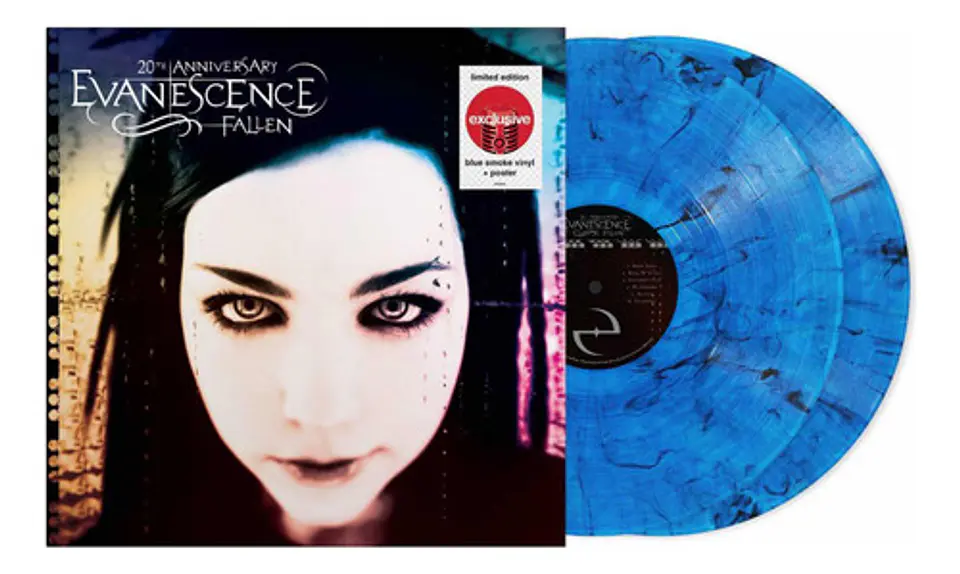 Evanescence - Fallen - Vinilo (2LP) Deluxe Blue Smoke Target 2