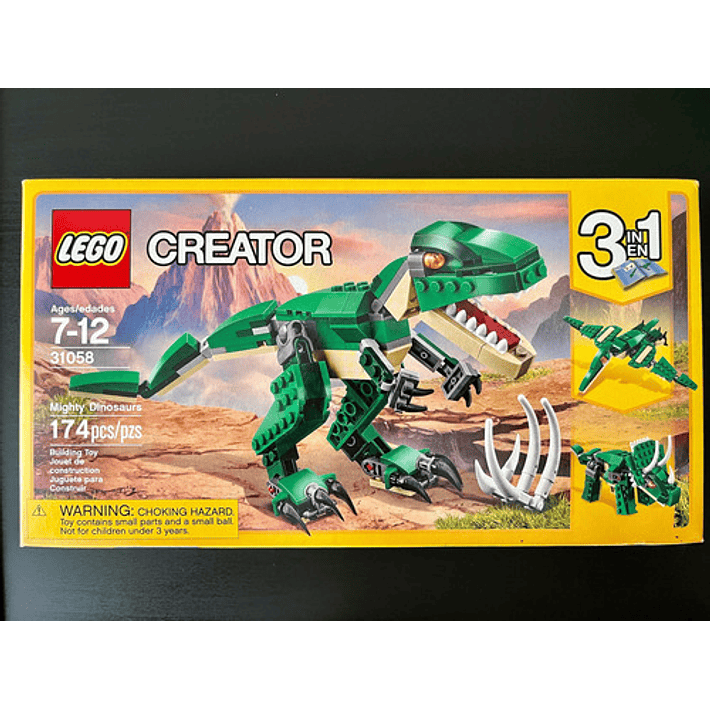 Lego Creator: Grandes Dinosaurios - Set 3 En 1 - 31058 2