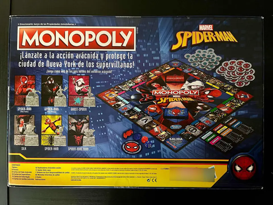 Monopoly Marvel Spider-man - Edición Español 4