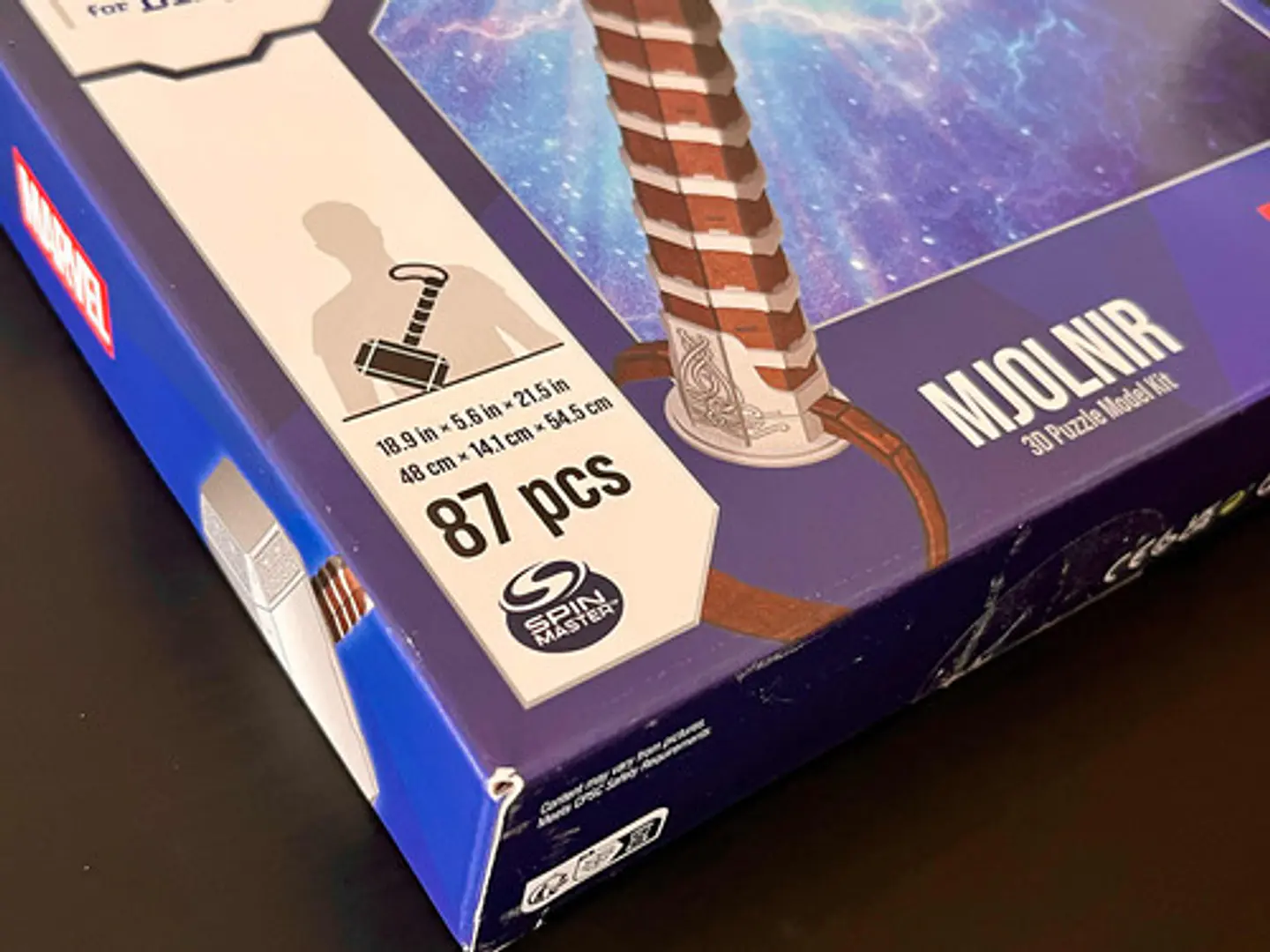 4D Build - Marvel Thor Martillo Mjolnir Kit Puzzle 3D 3