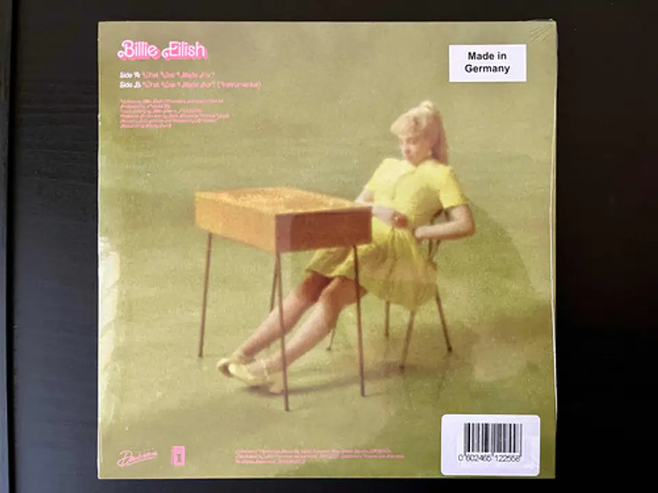 Billie Eilish - What Was I Made For? - Vinilo Single 7'' 3