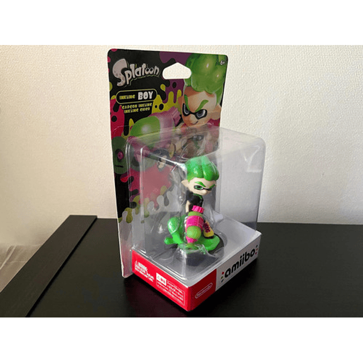 Figura Amiibo Inkling Boy Neon Green - Splatoon Series 3