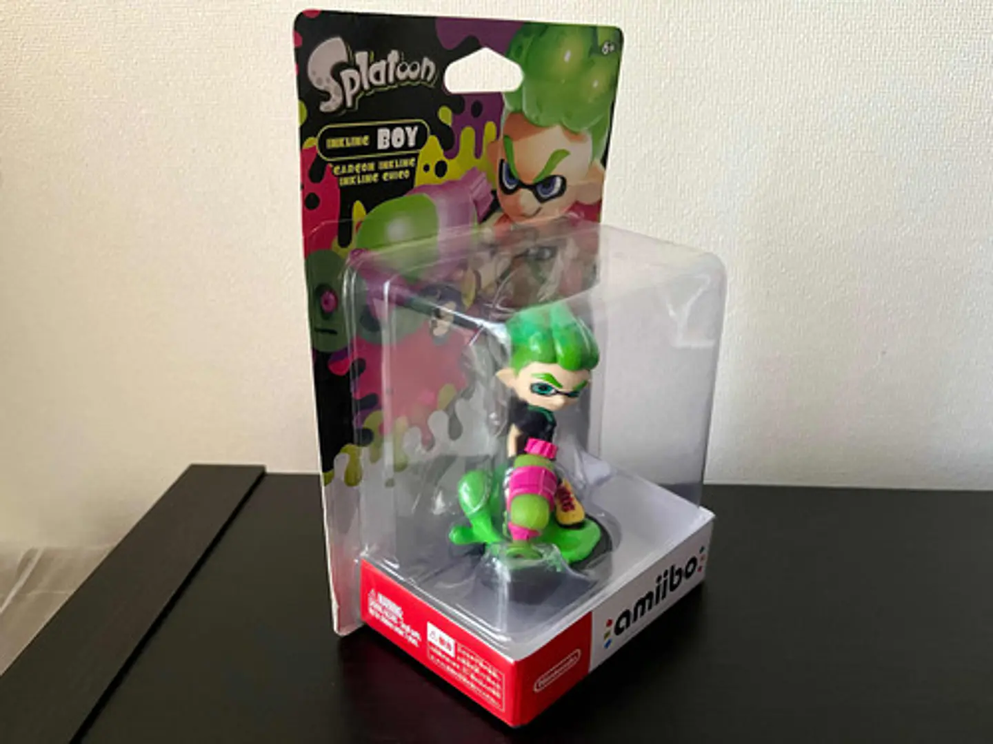 Figura Amiibo Inkling Boy Neon Green - Splatoon Series 3