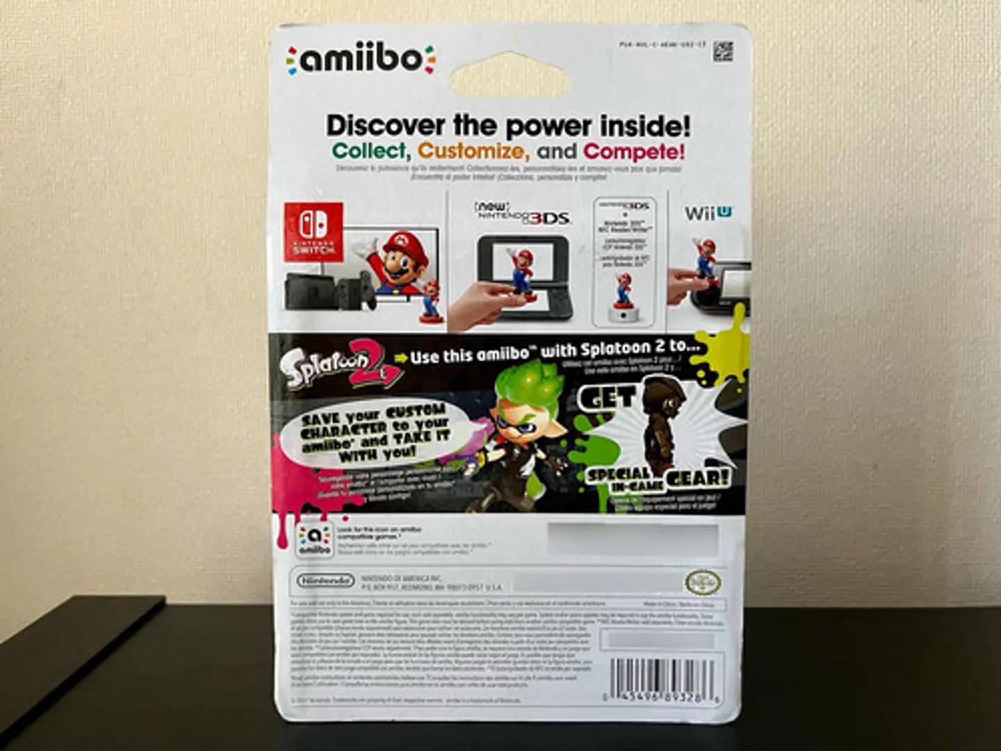 Figura Amiibo Inkling Boy Neon Green - Splatoon Series 4