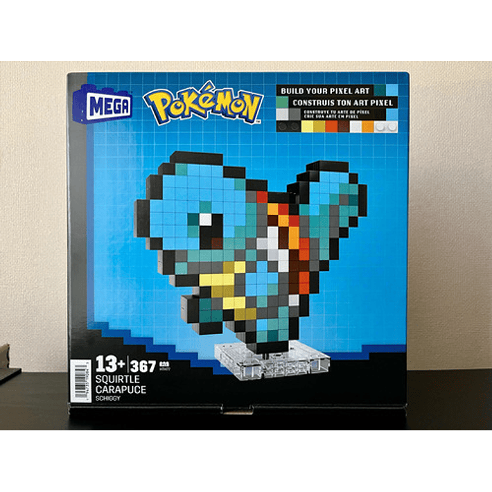Mega Pokémon Bloques De Construcción Pixel Art Squirtle 2