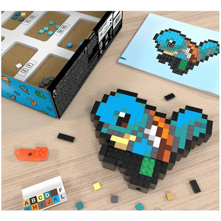 Mega Pokémon Bloques De Construcción Pixel Art Squirtle 5