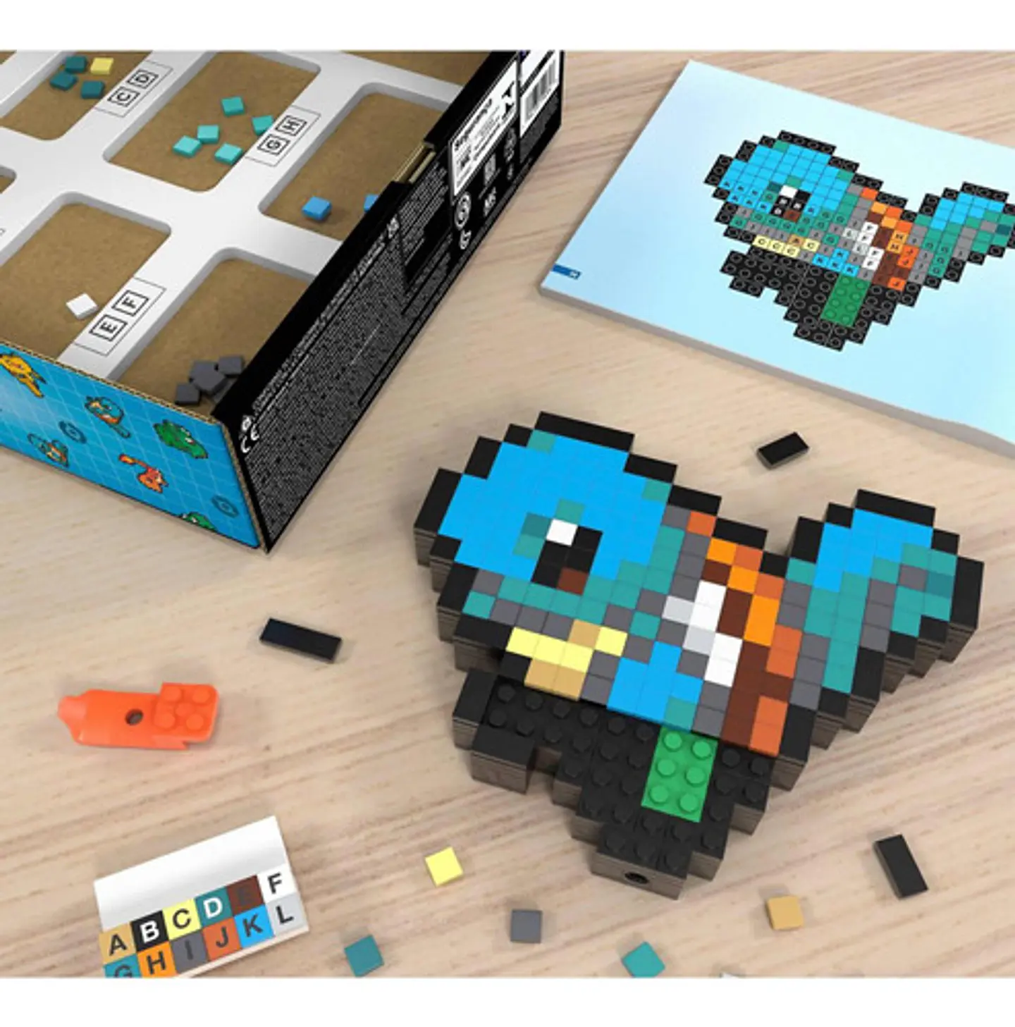 Mega Pokémon Bloques De Construcción Pixel Art Squirtle 5