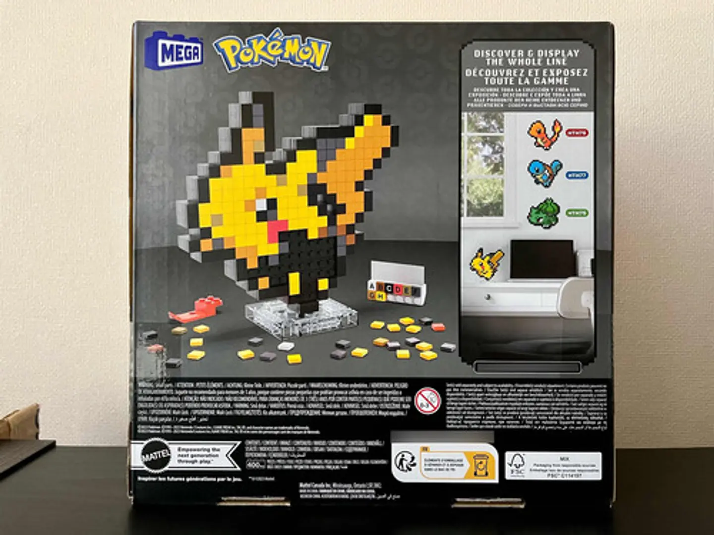 Mega Pokémon Bloques De Construcción Pixel Art Pikachu 4