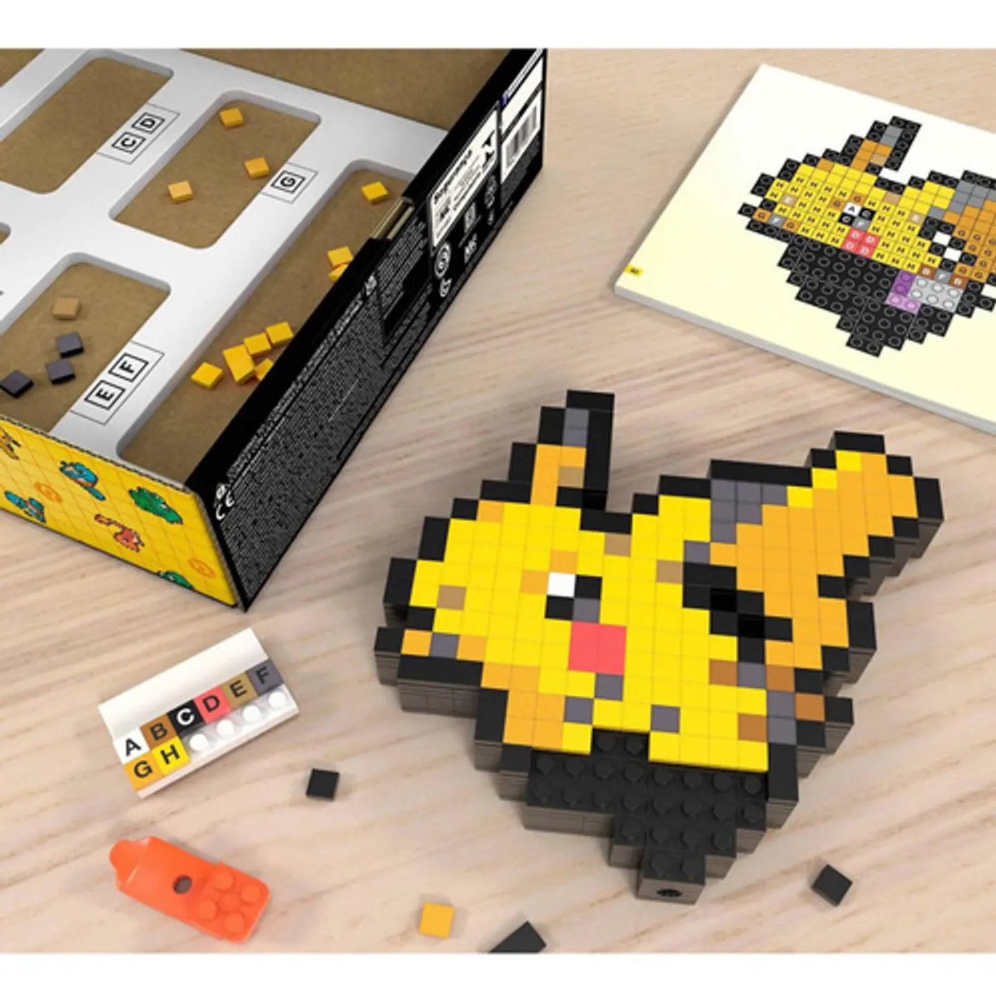 Mega Pokémon Bloques De Construcción Pixel Art Pikachu 5
