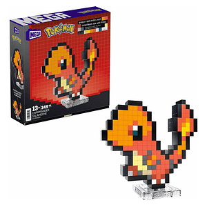 Mega Pokémon Bloques De Construcción Pixel Art Charmander