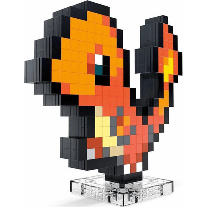Mega Pokémon Bloques De Construcción Pixel Art Charmander 6